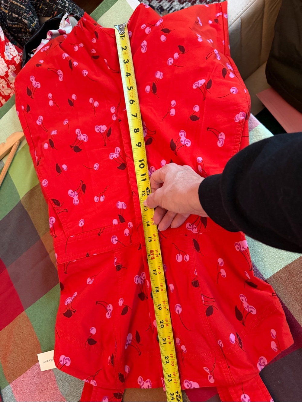 Maeve Orange Floral Button-Front Jumpsuit - Picture 13 of 14